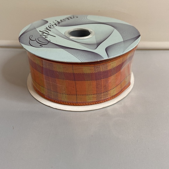 10 Yards of Expressions Fall Wired Ribbon - Picture 3 of 3